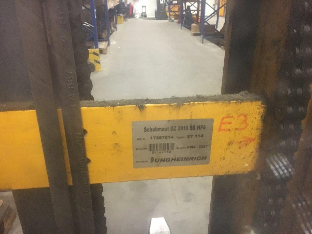 Lükandmastiga tõstuk Reach truck Jungheinrich ETV 114: pilt 7
