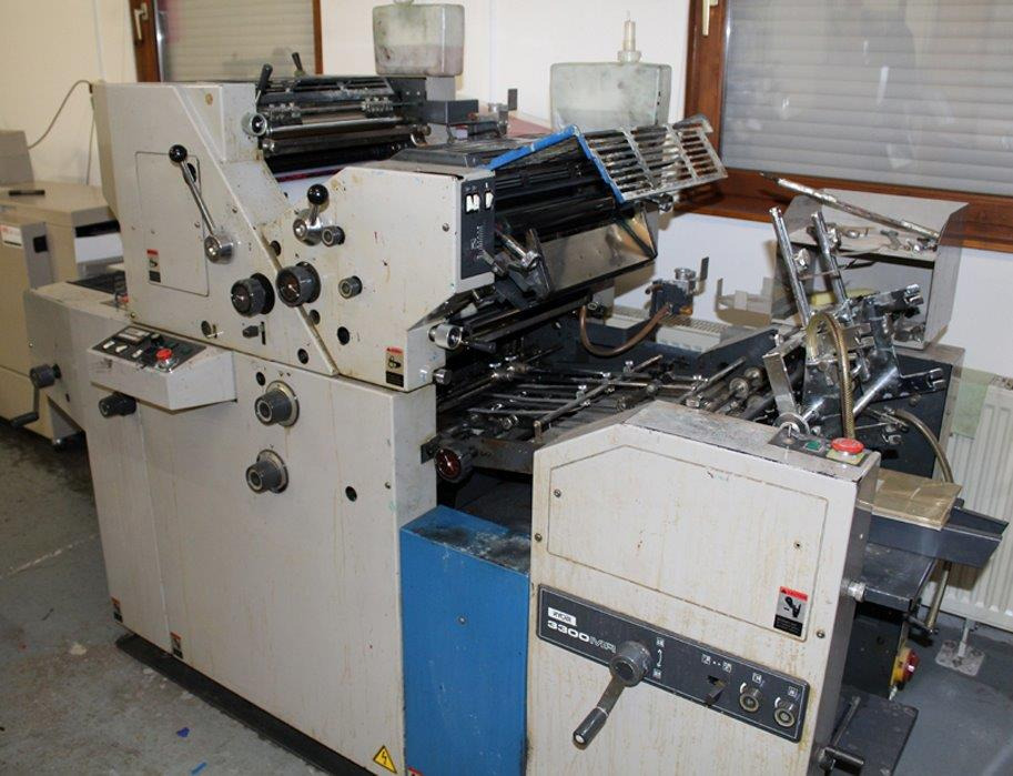 Ryobi 3300 MR two color offset printing machine - Trükimasin: pilt 1 Ryobi 3300 MR two color offset printing machine - Trükimasin: pilt 1