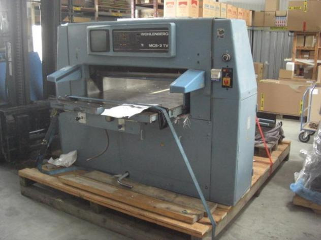 Wohlenberg 115 MCS-2 TV high-speed cutter - Paberi lõikamise masin: pilt 1 Wohlenberg 115 MCS-2 TV high-speed cutter - Paberi lõikamise masin: pilt 1