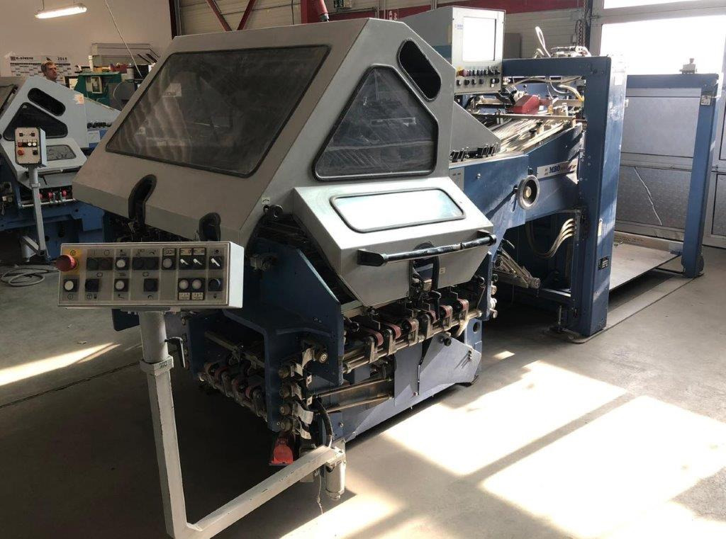 Semi-automatic adjustable combination folding machine MBO K 800.1-SKTL-4-FP from Bj. 2003 - Voltimismasin: pilt 1 Semi-automatic adjustable combination folding machine MBO K 800.1-SKTL-4-FP from Bj. 2003 - Voltimismasin: pilt 1
