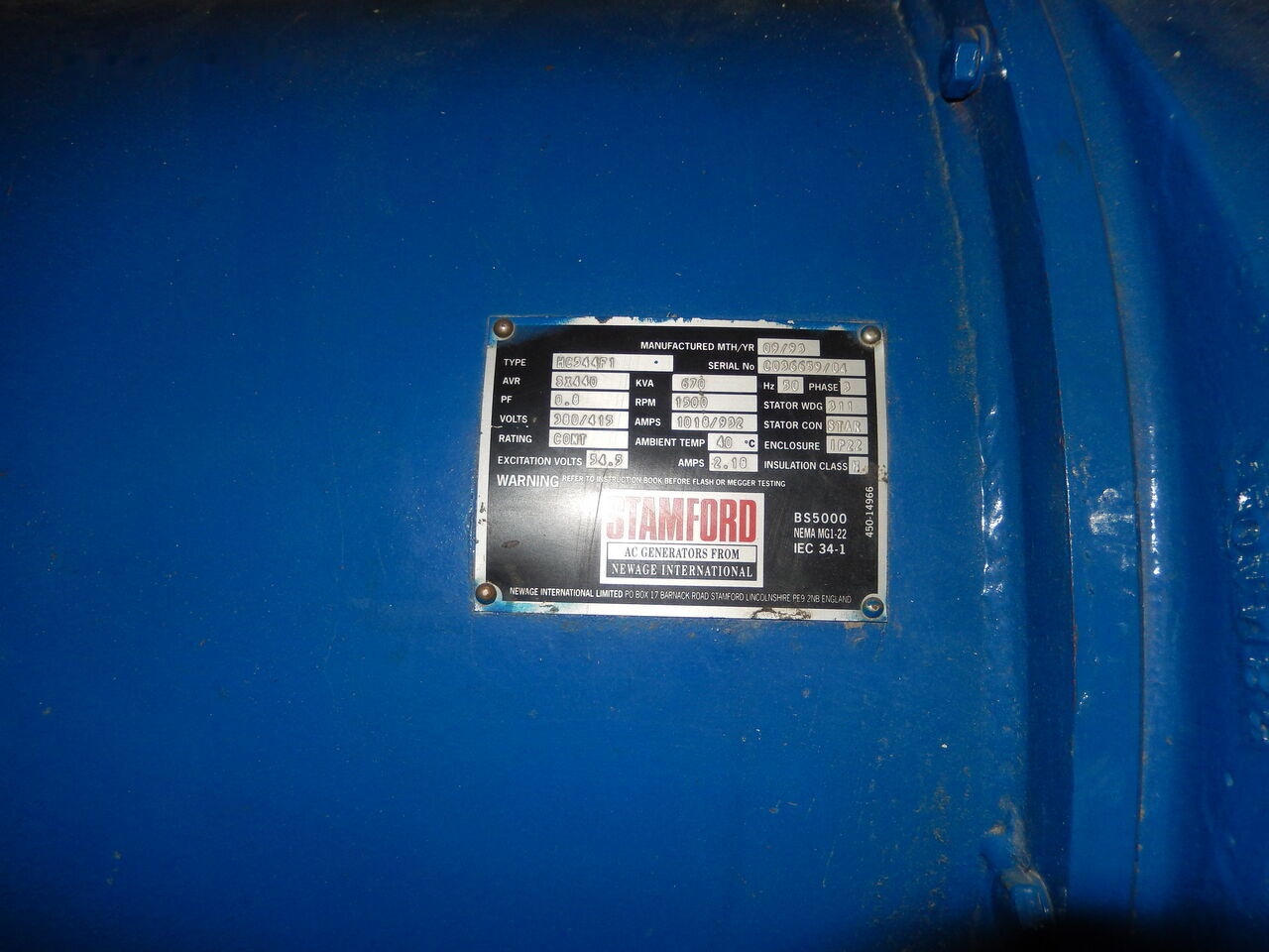 Perkins 630 kVa 3012TAG3 - Generaatorikomplekt: pilt 4 Perkins 630 kVa 3012TAG3 - Generaatorikomplekt: pilt 4