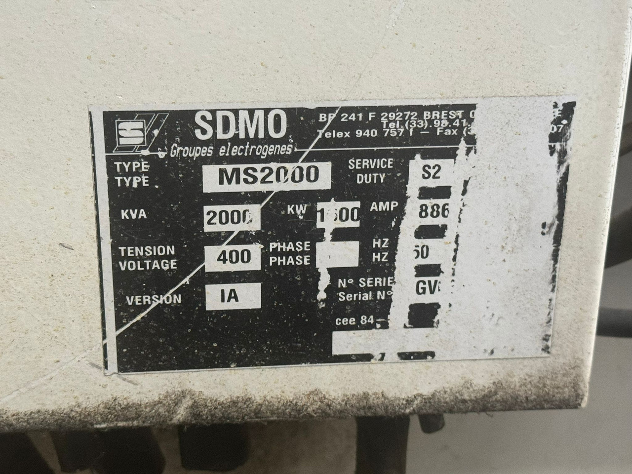 SDMO 2000 kVa MTU16V diesel - Generaatorikomplekt: pilt 4 SDMO 2000 kVa MTU16V diesel - Generaatorikomplekt: pilt 4