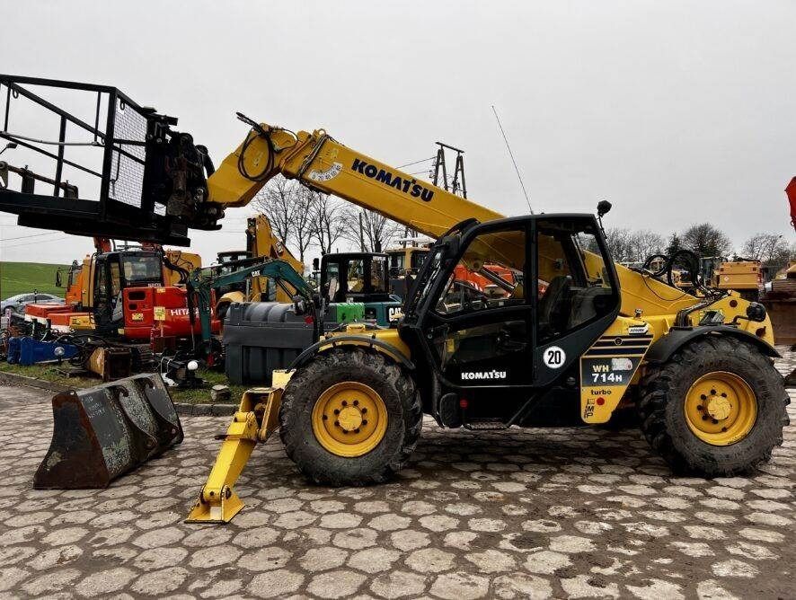 Komatsu WH714 H kosz - Teleskooplaadur: pilt 4 Komatsu WH714 H kosz - Teleskooplaadur: pilt 4