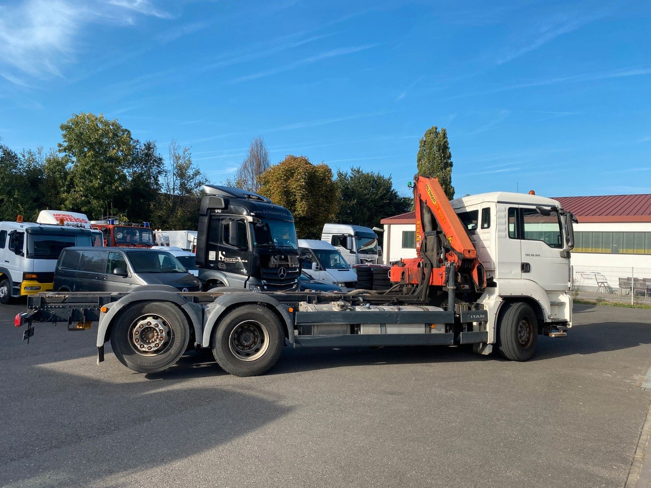 MAN TGS 26.320 26.440 PALFINGER FUNK MAN TGS 26.320 26.440 PALFINGER FUNK - Kabiinišassiiga veoauto, Kraanaga veoauto: pilt 2 MAN TGS 26.320 26.440 PALFINGER FUNK MAN TGS 26.320 26.440 PALFINGER FUNK - Kabiinišassiiga veoauto, Kraanaga veoauto: pilt 2