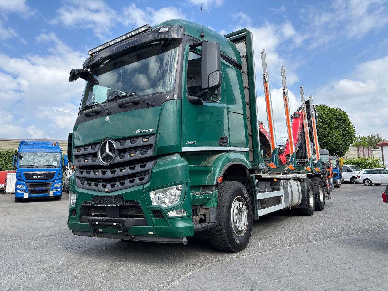 Mercedes-Benz Arocs 6x4/Kran Cranab TZ 12.2 - Metsaveok, Kraanaga veoauto: pilt 3 Mercedes-Benz Arocs 6x4/Kran Cranab TZ 12.2 - Metsaveok, Kraanaga veoauto: pilt 3