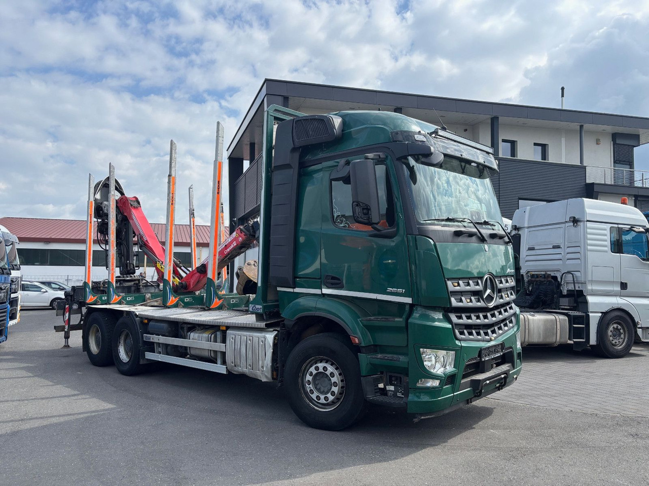 Mercedes-Benz Arocs 6x4/Kran Cranab TZ 12.2 - Metsaveok, Kraanaga veoauto: pilt 5 Mercedes-Benz Arocs 6x4/Kran Cranab TZ 12.2 - Metsaveok, Kraanaga veoauto: pilt 5