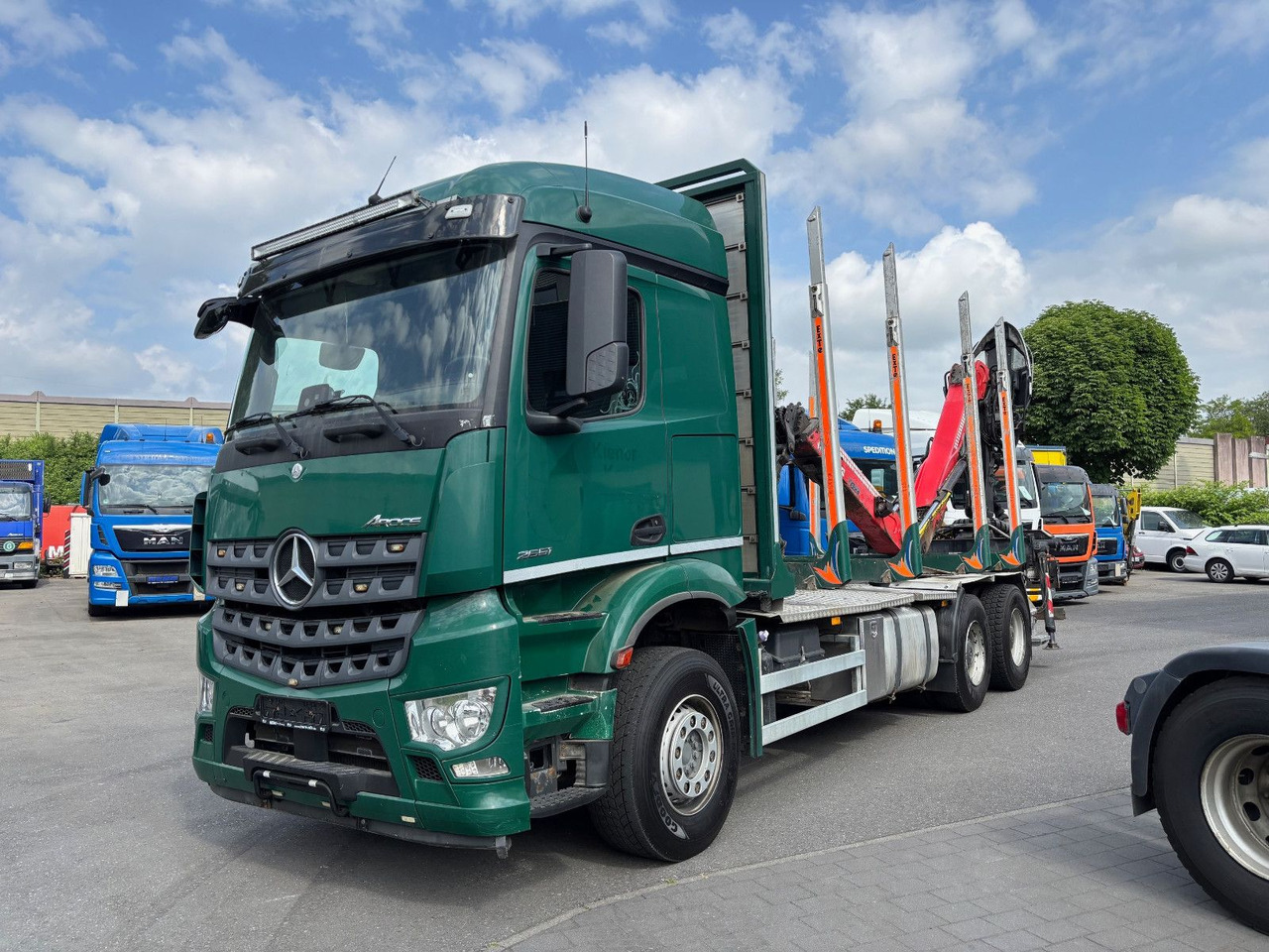 Mercedes-Benz Arocs 6x4/Kran Cranab TZ 12.2 - Metsaveok, Kraanaga veoauto: pilt 4 Mercedes-Benz Arocs 6x4/Kran Cranab TZ 12.2 - Metsaveok, Kraanaga veoauto: pilt 4