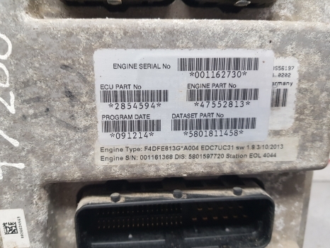 Case Puma New Holland T7.200 Engine Ecu Control Unit 5801811458, 2854594 - Mootori juhtimisseade - Traktor: pilt 2 Case Puma New Holland T7.200 Engine Ecu Control Unit 5801811458, 2854594 - Mootori juhtimisseade - Traktor: pilt 2