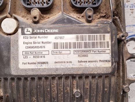Claas Arion 500 Series A34 530 Engine Control Ecu 11478320, Re551416, R538983 - Mootori juhtimisseade - Traktor: pilt 3 Claas Arion 500 Series A34 530 Engine Control Ecu 11478320, Re551416, R538983 - Mootori juhtimisseade - Traktor: pilt 3