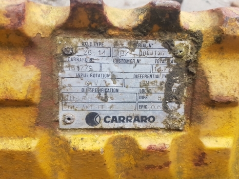 Matbro Carraro 28.14 131779 Axle Body, Housing 131641, 11147 - Telg ja varuosad - Põllutööseade: pilt 2 Matbro Carraro 28.14 131779 Axle Body, Housing 131641, 11147 - Telg ja varuosad - Põllutööseade: pilt 2
