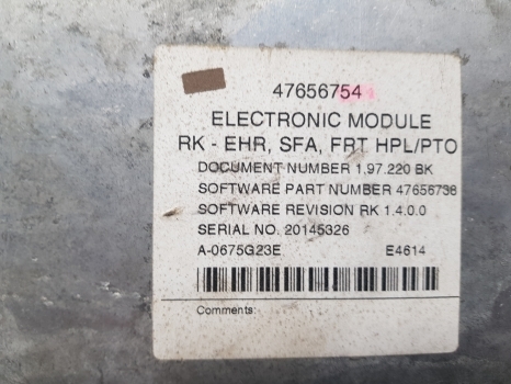 New Holland T7.170, T7.185, T7.200, T7.210 Xcm Unit Rk Ecu 47656754, 47656738 - Mootori juhtimisseade - Traktor: pilt 2 New Holland T7.170, T7.185, T7.200, T7.210 Xcm Unit Rk Ecu 47656754, 47656738 - Mootori juhtimisseade - Traktor: pilt 2