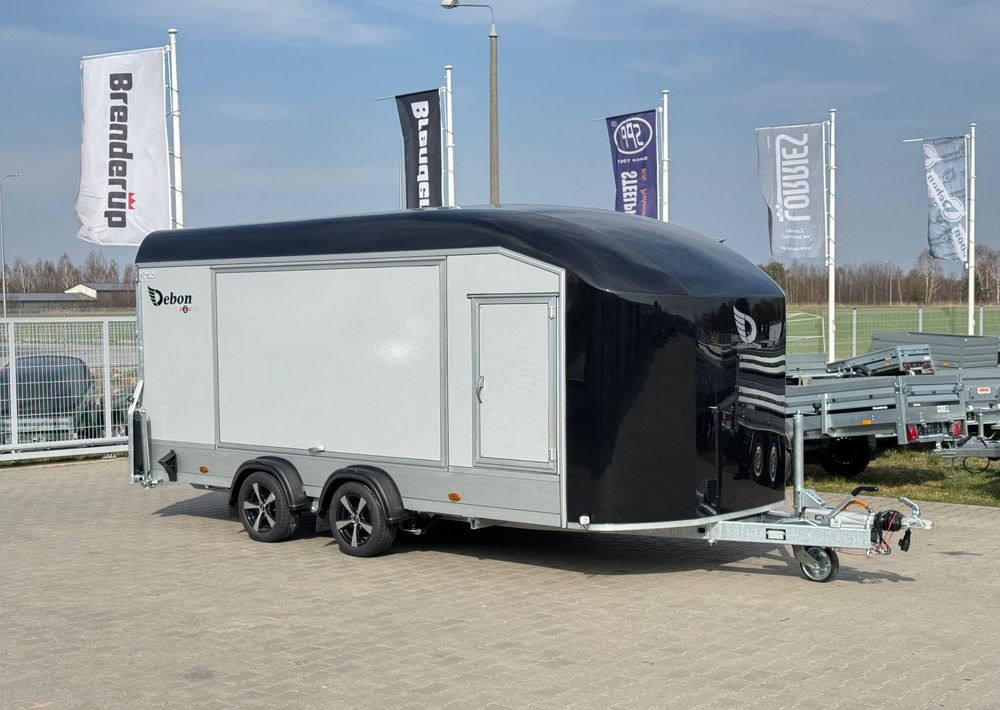 DEBON C1000 - kryta laweta | 490 x 202 cm / 3500kg / felgi ALU / wciągarka elektryczna - Treiler järelhaagis: pilt 2 DEBON C1000 - kryta laweta | 490 x 202 cm / 3500kg / felgi ALU / wciągarka elektryczna - Treiler järelhaagis: pilt 2