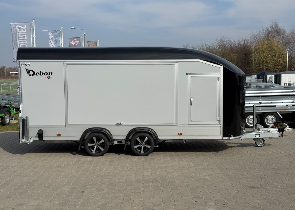 DEBON Debon C1000 - kryta laweta | 490 x 202 cm / 3500kg / felgi ALU / wciągarka elektryczna - Treiler järelhaagis: pilt 3 DEBON Debon C1000 - kryta laweta | 490 x 202 cm / 3500kg / felgi ALU / wciągarka elektryczna - Treiler järelhaagis: pilt 3