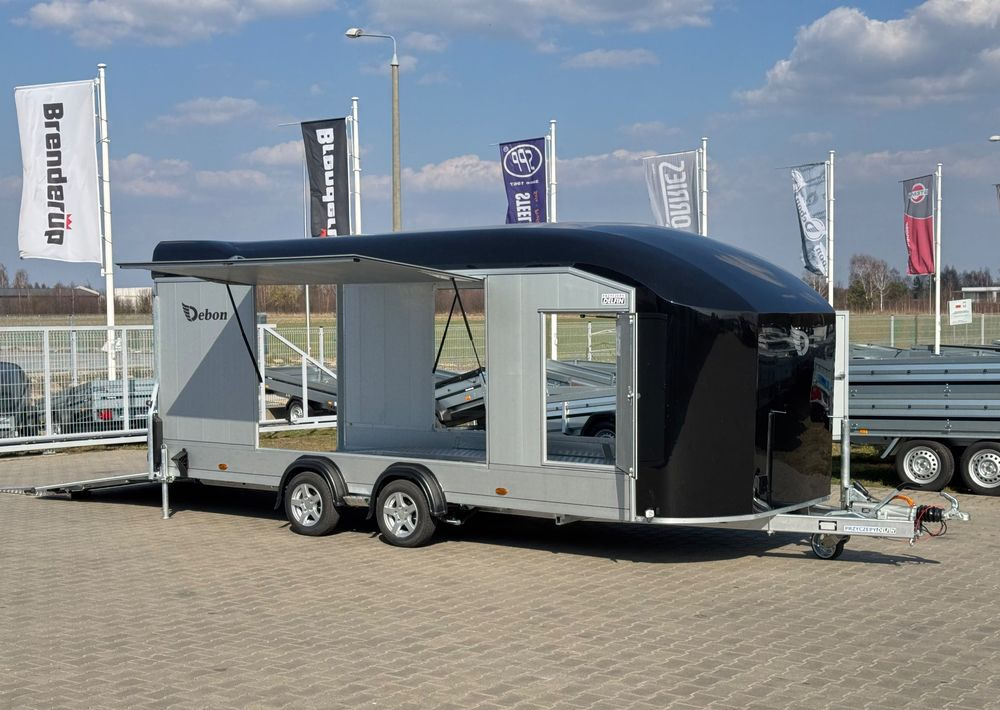 DEBON Debon C2000 - zamknięta przyczepa do przewozu aut, 550 x 215 cm, 3500kg, felgi ALU, wciągarka elektryczna - Treiler järelhaagis: pilt 2 DEBON Debon C2000 - zamknięta przyczepa do przewozu aut, 550 x 215 cm, 3500kg, felgi ALU, wciągarka elektryczna - Treiler järelhaagis: pilt 2