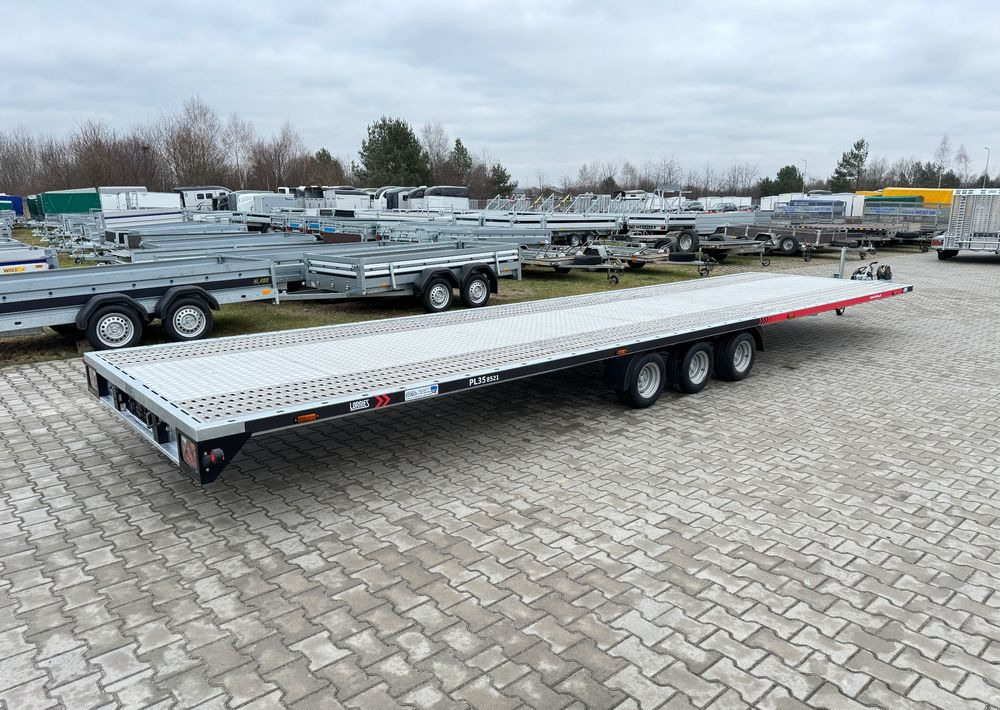 Lorries PL35-8521 laweta na dwa auta 3500kg wypełnienie podłogi ALU 3 osie - Treiler järelhaagis: pilt 4 Lorries PL35-8521 laweta na dwa auta 3500kg wypełnienie podłogi ALU 3 osie - Treiler järelhaagis: pilt 4