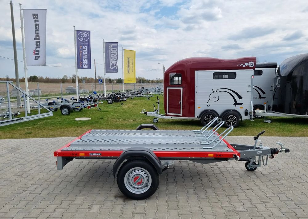 STEMA STM 02 10-25-15.1 red | 251x153 cm 3 motocykle | DMC 1000kg - Mootorratta haagis: pilt 3 STEMA STM 02 10-25-15.1 red | 251x153 cm 3 motocykle | DMC 1000kg - Mootorratta haagis: pilt 3