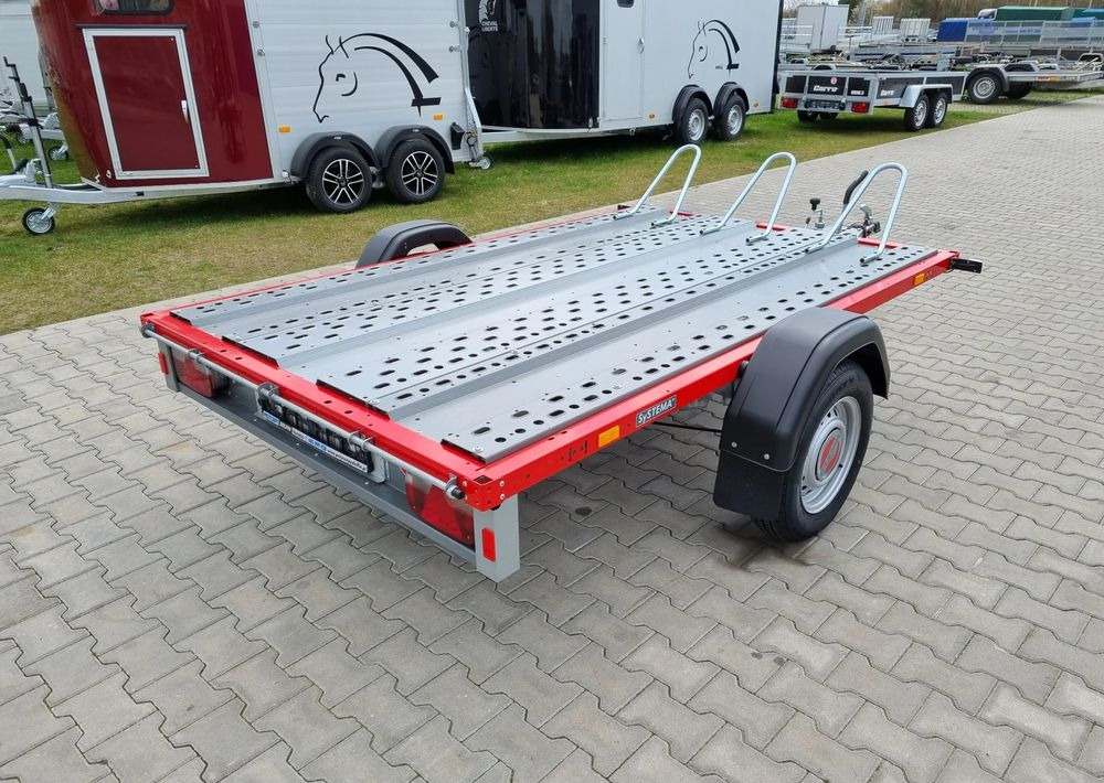 STEMA Stema STM 02 10-25-15.1 red | 251x153 cm 3 motocykle | DMC 1000kg - Mootorratta haagis: pilt 4 STEMA Stema STM 02 10-25-15.1 red | 251x153 cm 3 motocykle | DMC 1000kg - Mootorratta haagis: pilt 4