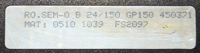 Caterpillar 05101039 | Controller Sem Zero RO Sem-0 B 24/150 GP150 450371 FS2097 - Mootori juhtimisseade - Materjali käitlemise seade: pilt 2 Caterpillar 05101039 | Controller Sem Zero RO Sem-0 B 24/150 GP150 450371 FS2097 - Mootori juhtimisseade - Materjali käitlemise seade: pilt 2