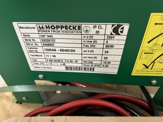 Hoppecke 8488827 | Trak Basic 24V25A sn. 53225727 Year 2011 80A Rema battery con Trak Basic 24V25A sn. 53225727 Year 2011 80A Rema battery connector - Aku - Materjali käitlemise seade: pilt 2 Hoppecke 8488827 | Trak Basic 24V25A sn. 53225727 Year 2011 80A Rema battery con Trak Basic 24V25A sn. 53225727 Year 2011 80A Rema battery connector - Aku - Materjali käitlemise seade: pilt 2