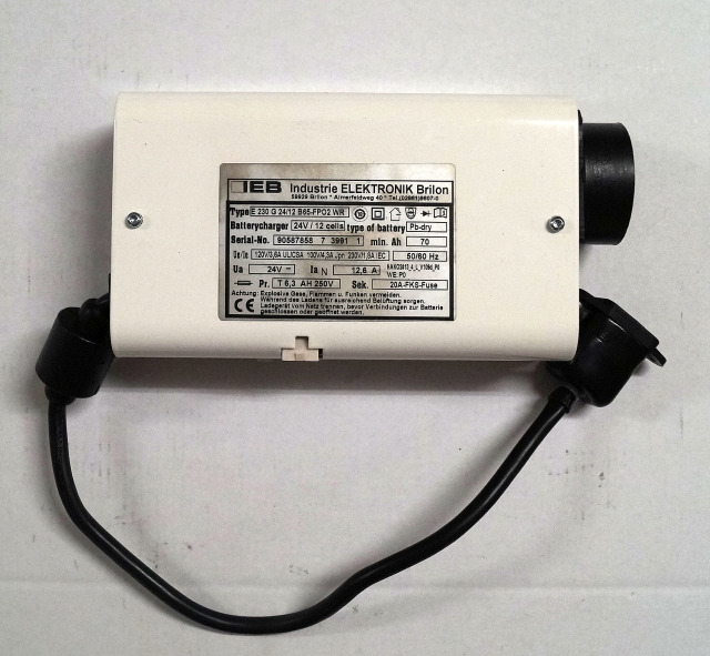 IEB 90587858 | IEB charger EFG 230 G 24/12 B65-FP02 WR 24V12,6A 220V 50/60Hz fro - Aku - Materjali käitlemise seade: pilt 1 IEB 90587858 | IEB charger EFG 230 G 24/12 B65-FP02 WR 24V12,6A 220V 50/60Hz fro - Aku - Materjali käitlemise seade: pilt 1