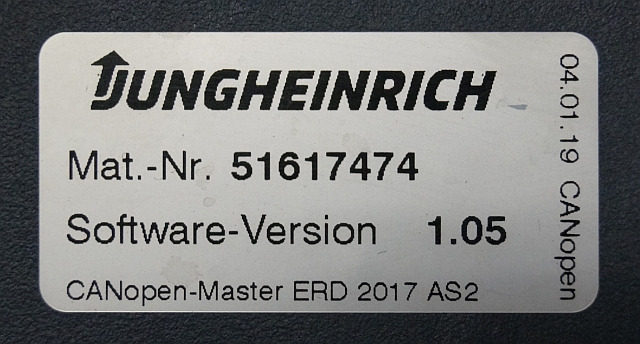 Jungheinrich 51226801 | Rij/hef/stuur regeling drive/lift/steering controller A - Mootori juhtimisseade - Materjali käitlemise seade: pilt 3 Jungheinrich 51226801 | Rij/hef/stuur regeling drive/lift/steering controller A - Mootori juhtimisseade - Materjali käitlemise seade: pilt 3
