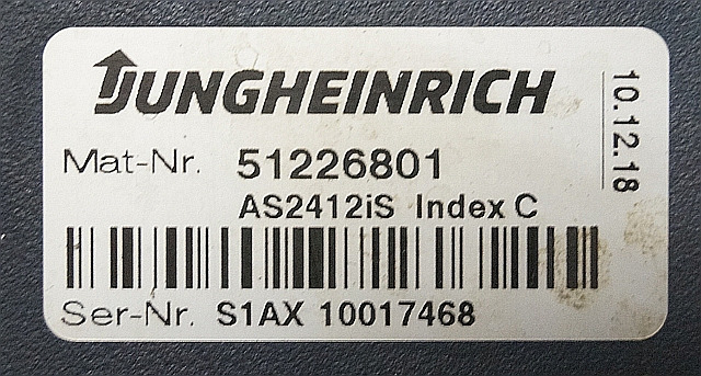 Jungheinrich 51226801 | Rij/hef/stuur regeling drive/lift/steering controller A - Mootori juhtimisseade - Materjali käitlemise seade: pilt 2 Jungheinrich 51226801 | Rij/hef/stuur regeling drive/lift/steering controller A - Mootori juhtimisseade - Materjali käitlemise seade: pilt 2