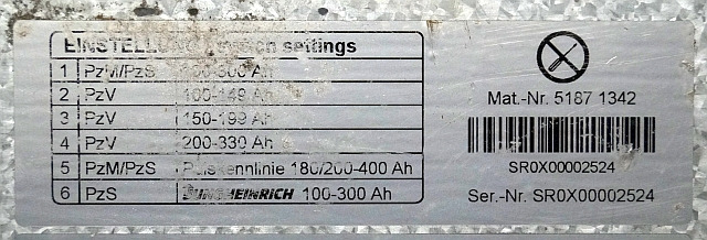 Jungheinrich 51871342 | build in charger 24V/30A 100-300Ah sn. SR0X0002524 - Elektrisüsteem - Materjali käitlemise seade: pilt 5 Jungheinrich 51871342 | build in charger 24V/30A 100-300Ah sn. SR0X0002524 - Elektrisüsteem - Materjali käitlemise seade: pilt 5