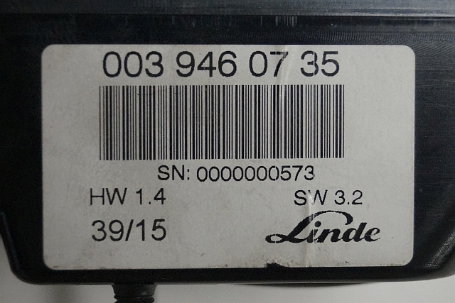 Linde 0039460735 | Display SW3,2 HW1.4 sn 0000000573 - Armatuurlaud - Materjali käitlemise seade: pilt 2 Linde 0039460735 | Display SW3,2 HW1.4 sn 0000000573 - Armatuurlaud - Materjali käitlemise seade: pilt 2