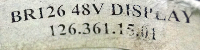 Linde 1263611591 | Monitoring display 48V sn. 328347 from P60 48V - Armatuurlaud - Materjali käitlemise seade: pilt 3 Linde 1263611591 | Monitoring display 48V sn. 328347 from P60 48V - Armatuurlaud - Materjali käitlemise seade: pilt 3