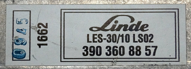 Linde 3903608857 | Steering controller LES 30-30/10 LS02 sn. 1662 0945 for serie - Mootori juhtimisseade - Materjali käitlemise seade: pilt 3 Linde 3903608857 | Steering controller LES 30-30/10 LS02 sn. 1662 0945 for serie - Mootori juhtimisseade - Materjali käitlemise seade: pilt 3