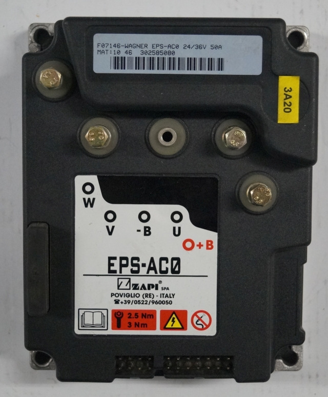 Linde 52123608800 | Steering controller EPS-ACV0 24/36V50A F07146-Wagner sn. 302 - Mootori juhtimisseade - Materjali käitlemise seade: pilt 1 Linde 52123608800 | Steering controller EPS-ACV0 24/36V50A F07146-Wagner sn. 302 - Mootori juhtimisseade - Materjali käitlemise seade: pilt 1