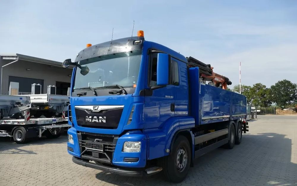 MAN TGS 26.460 – Platforma z żurawiem HDS tylnym do materiałów budowlanych / Retarder / 6x2 / Klima / Euro 6 - Kraanaga veoauto, Madelveok/ Platvormveok: pilt 2 MAN TGS 26.460 – Platforma z żurawiem HDS tylnym do materiałów budowlanych / Retarder / 6x2 / Klima / Euro 6 - Kraanaga veoauto, Madelveok/ Platvormveok: pilt 2
