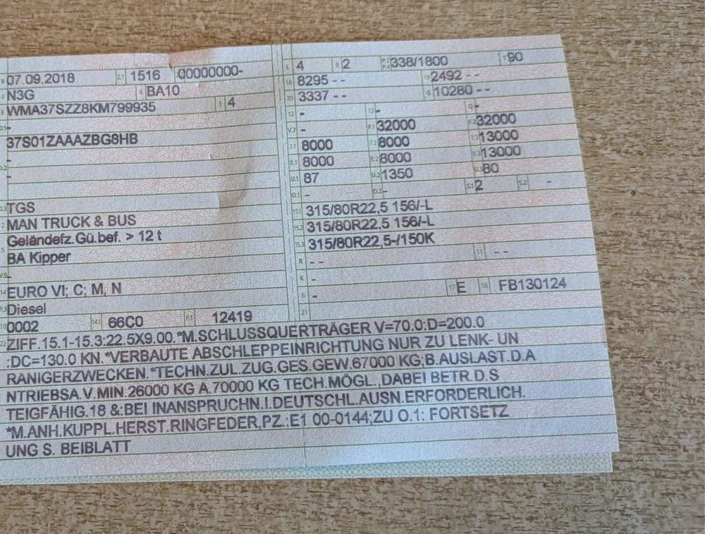 MAN TGS 35.460 8x4 | Wywrotka trójstronna MEILLER Bordmatik | Euro 6 - Kallurauto: pilt 5 MAN TGS 35.460 8x4 | Wywrotka trójstronna MEILLER Bordmatik | Euro 6 - Kallurauto: pilt 5