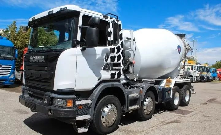 Scania G 410 8x4 – betonowóz Liebherr HTM 904 (9 m³) - Autobetoonisegisti: pilt 2 Scania G 410 8x4 – betonowóz Liebherr HTM 904 (9 m³) - Autobetoonisegisti: pilt 2