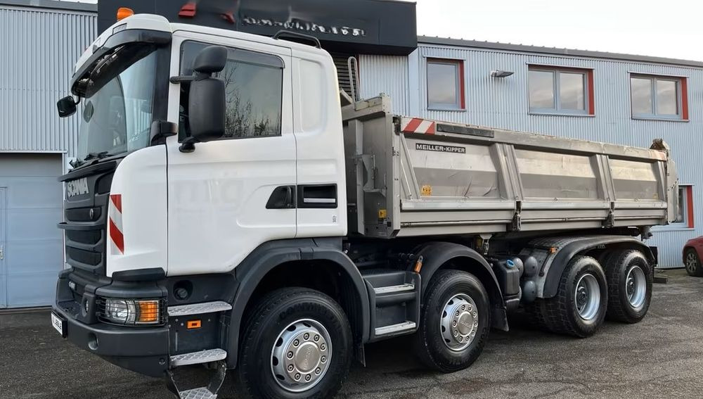 Scania G450 8x4 – Meiller 3-stronny wywrot – Bordmatik – Retarder – Euro 6 – 298.420 km - Kallurauto: pilt 2 Scania G450 8x4 – Meiller 3-stronny wywrot – Bordmatik – Retarder – Euro 6 – 298.420 km - Kallurauto: pilt 2