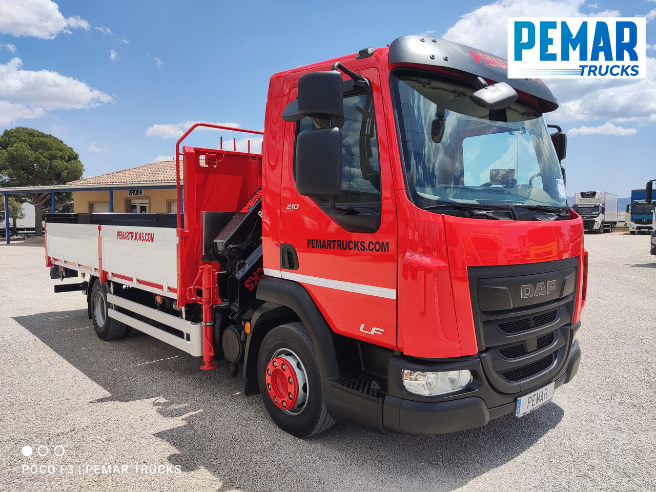 DAF LF 210 GRUA CAJA FIJA - Madelveok/ Platvormveok, Kraanaga veoauto: pilt 4 DAF LF 210 GRUA CAJA FIJA - Madelveok/ Platvormveok, Kraanaga veoauto: pilt 4