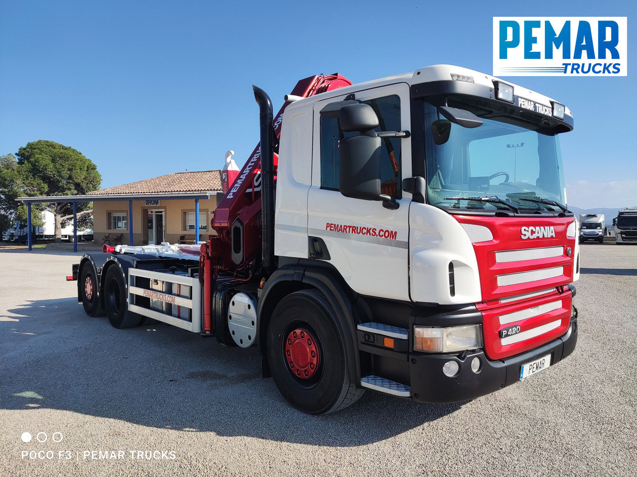 SCANIA P 420 GRUA GANCHO MULTILIFT 6X2 - Kraanaga veoauto: pilt 4 SCANIA P 420 GRUA GANCHO MULTILIFT 6X2 - Kraanaga veoauto: pilt 4