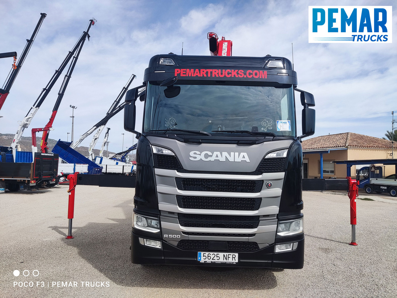 SCANIA R 500 6X2 GRUA CAJA FIJA - Kraanaga veoauto: pilt 2 SCANIA R 500 6X2 GRUA CAJA FIJA - Kraanaga veoauto: pilt 2