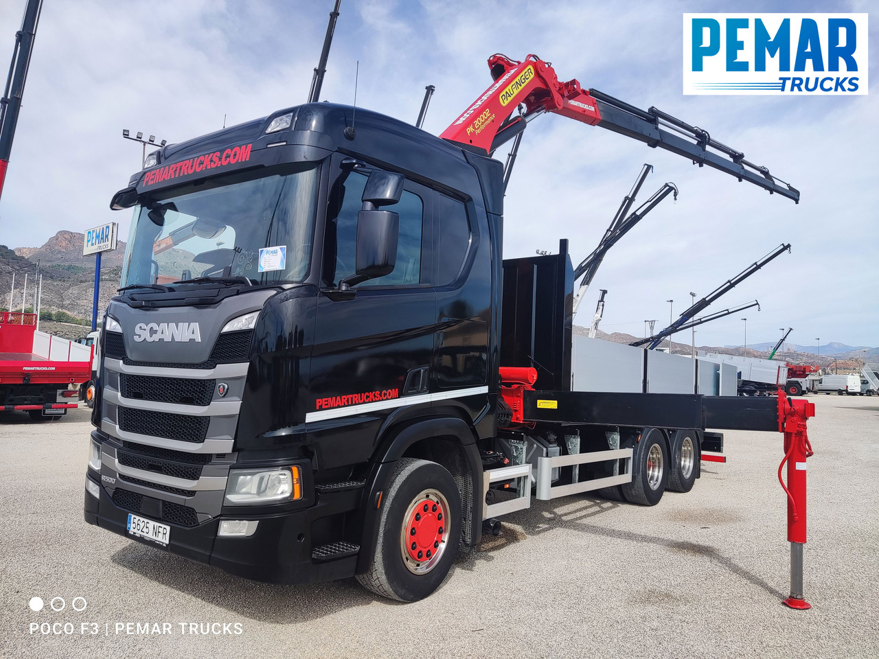 SCANIA R 500 6X2 GRUA CAJA FIJA - Kraanaga veoauto: pilt 1 SCANIA R 500 6X2 GRUA CAJA FIJA - Kraanaga veoauto: pilt 1