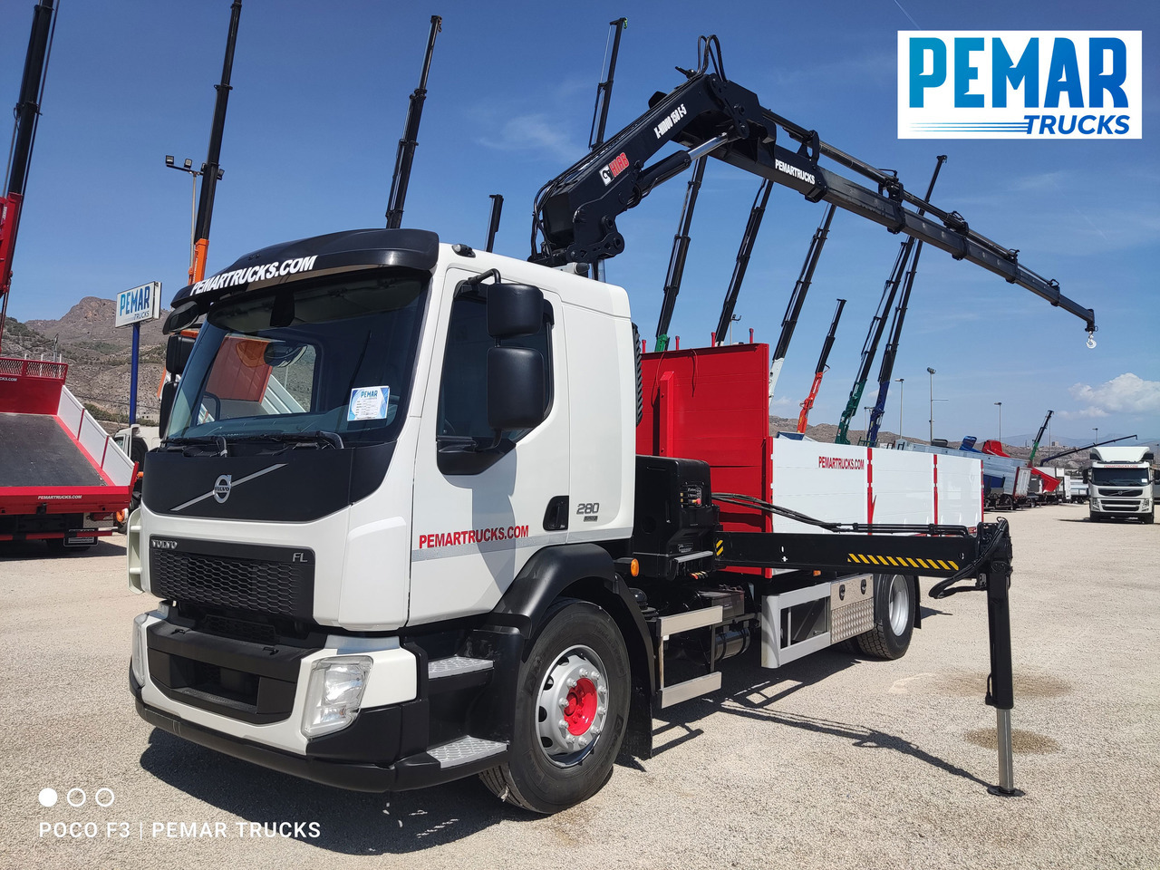 VOLVO FL 280 GRUA CAJA FIJA EURO 6 - Kraanaga veoauto: pilt 1 VOLVO FL 280 GRUA CAJA FIJA EURO 6 - Kraanaga veoauto: pilt 1