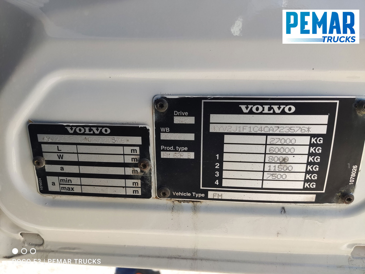 Treilerveoauto, Kraanaga veoauto VOLVO FM 410 6X2 GRUA PORTAMAQUINARIA: pilt 27