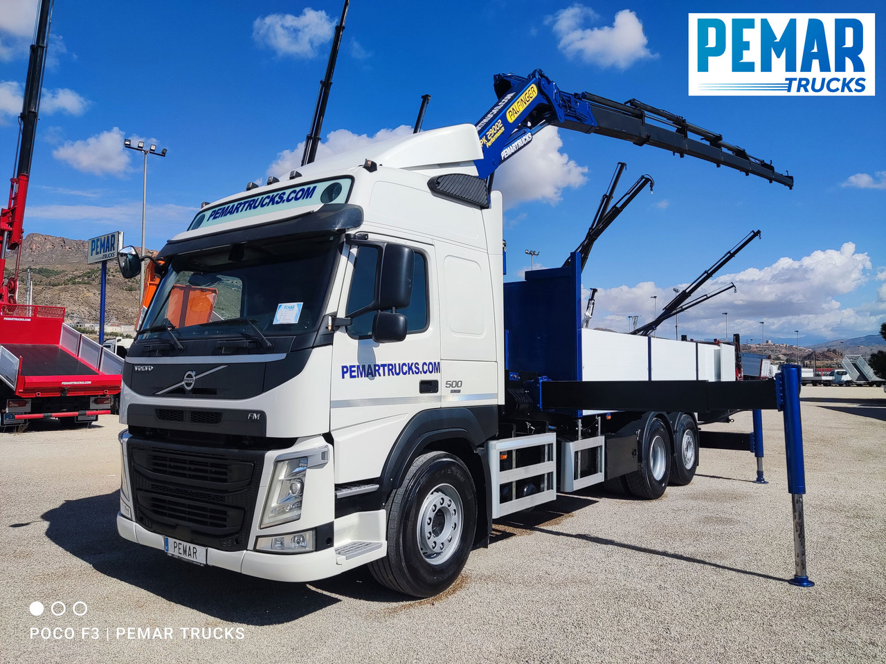 VOLVO FM 500 6X2 GRUA CAJA FIJA - Kraanaga veoauto: pilt 1 VOLVO FM 500 6X2 GRUA CAJA FIJA - Kraanaga veoauto: pilt 1