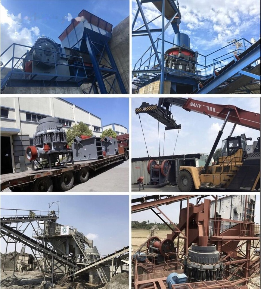 Uus Koonuspurusti Kinglink HPY300 River Pebble Rock Portable Cone Crusher: pilt 8