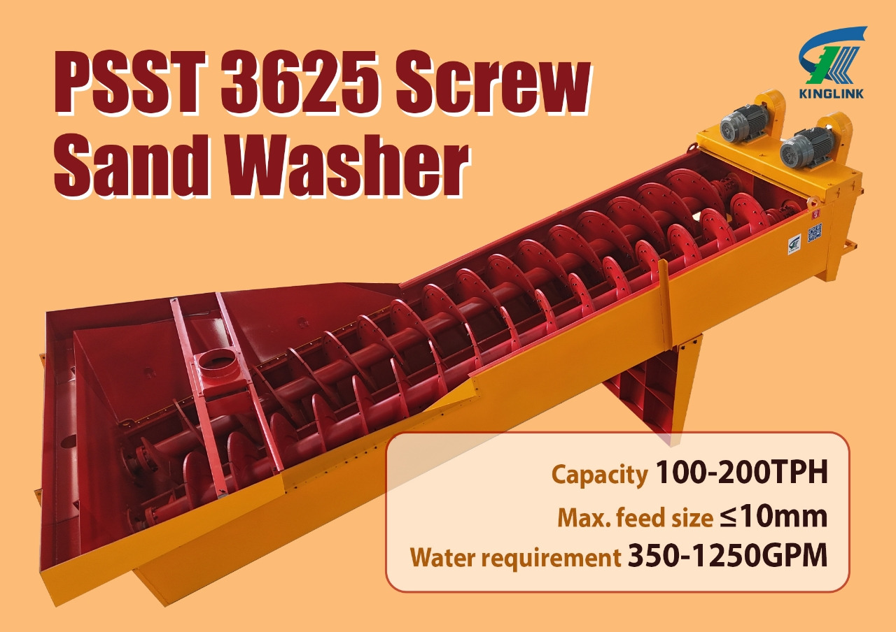 Kinglink TTSW3625 Fine Material Washer | Sand Screw Washer - Sõeluja: pilt 1 Kinglink TTSW3625 Fine Material Washer | Sand Screw Washer - Sõeluja: pilt 1