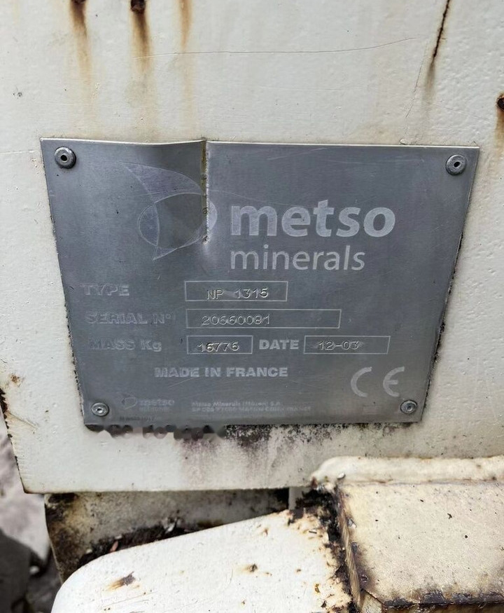 Metso Nordberg 1315 - Löökpurustaja: pilt 3 Metso Nordberg 1315 - Löökpurustaja: pilt 3