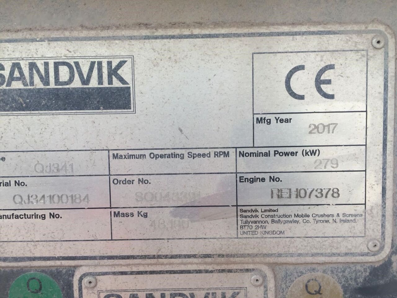 Sandvik QJ341 Mobile Crushing Plant liising Sandvik QJ341 Mobile Crushing Plant: pilt 7 Sandvik QJ341 Mobile Crushing Plant liising Sandvik QJ341 Mobile Crushing Plant: pilt 7