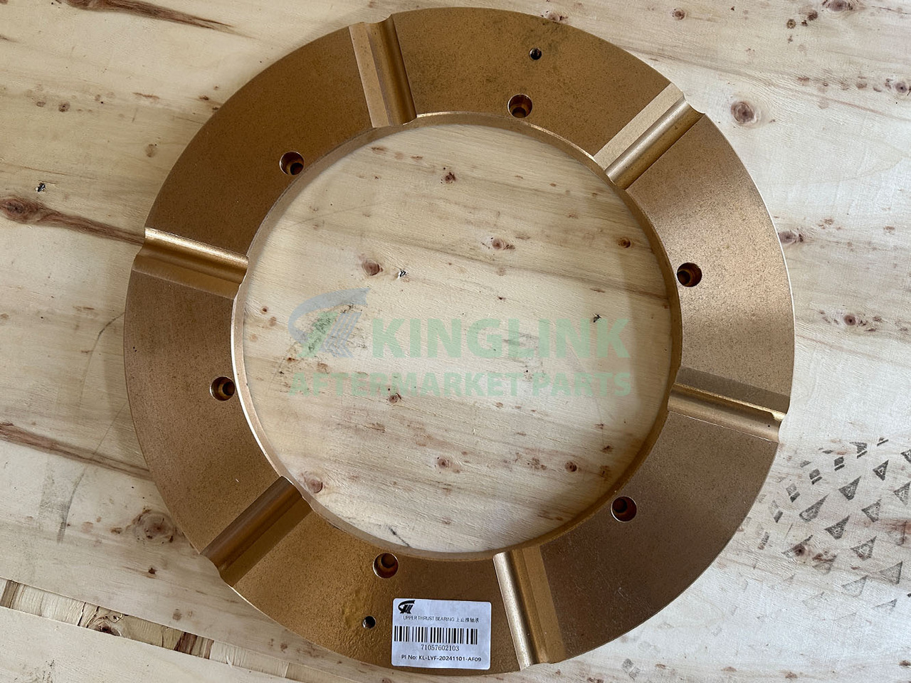 KINGLINK Copper Alloy Upper Thrust Bearing 1057602103 For HP200 Cone Crusher - Varuosa - Ehitusmasinad: pilt 2 KINGLINK Copper Alloy Upper Thrust Bearing 1057602103 For HP200 Cone Crusher - Varuosa - Ehitusmasinad: pilt 2
