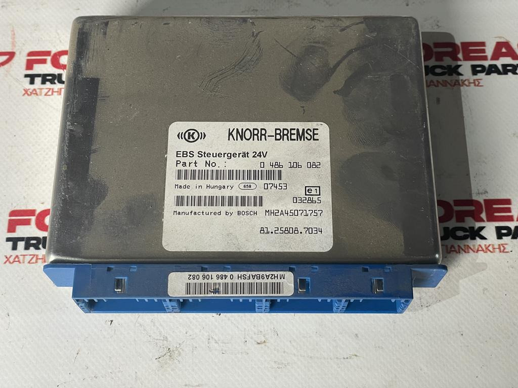 KNORR-BREMSE EBS FOR MAN - 81.25808-7034 - Mootori juhtimisseade - Veoauto: pilt 1 KNORR-BREMSE EBS FOR MAN - 81.25808-7034 - Mootori juhtimisseade - Veoauto: pilt 1