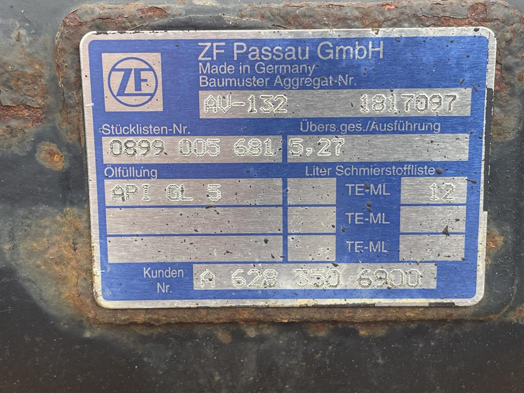 ZF FOR BUS - Α 628 350 69 00 - Jõuülekanne - Veoauto: pilt 5 ZF FOR BUS - Α 628 350 69 00 - Jõuülekanne - Veoauto: pilt 5