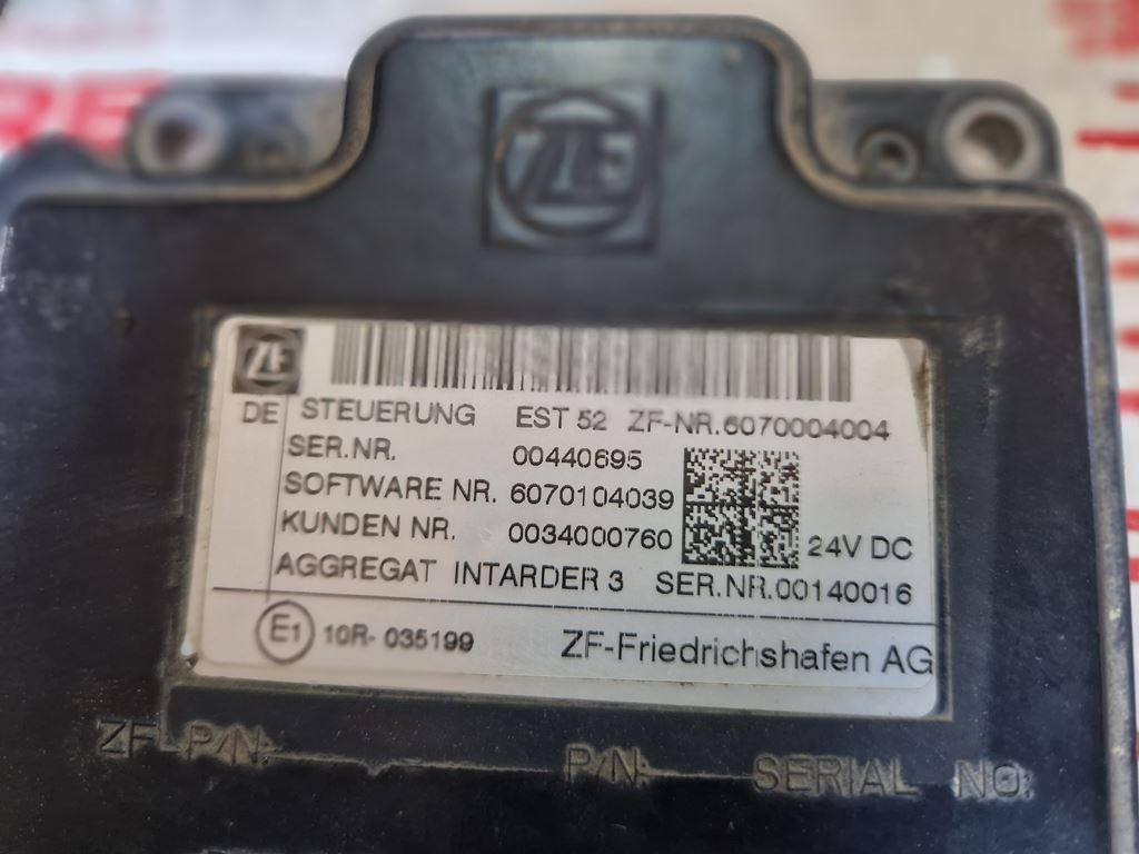 ZF INTARDER 3 - 6070010004 - - Mootori juhtimisseade - Veoauto: pilt 2 ZF INTARDER 3 - 6070010004 - - Mootori juhtimisseade - Veoauto: pilt 2